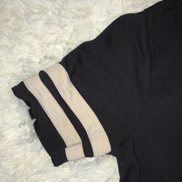 stripe black crop top - Picture 2 of 3